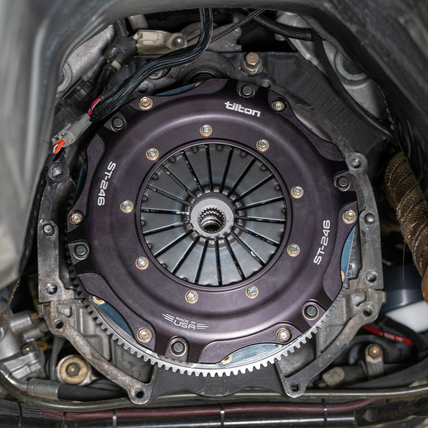 JZ clutch upgrade kit with Tilton ST-246 Twin Disc