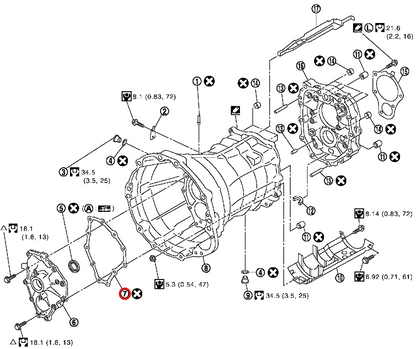 NISSAN OEM Bellhousing Gasket