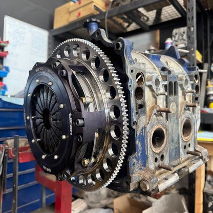 Rotary clutch upgrade kit with Tilton ST-215 Twin Disc
